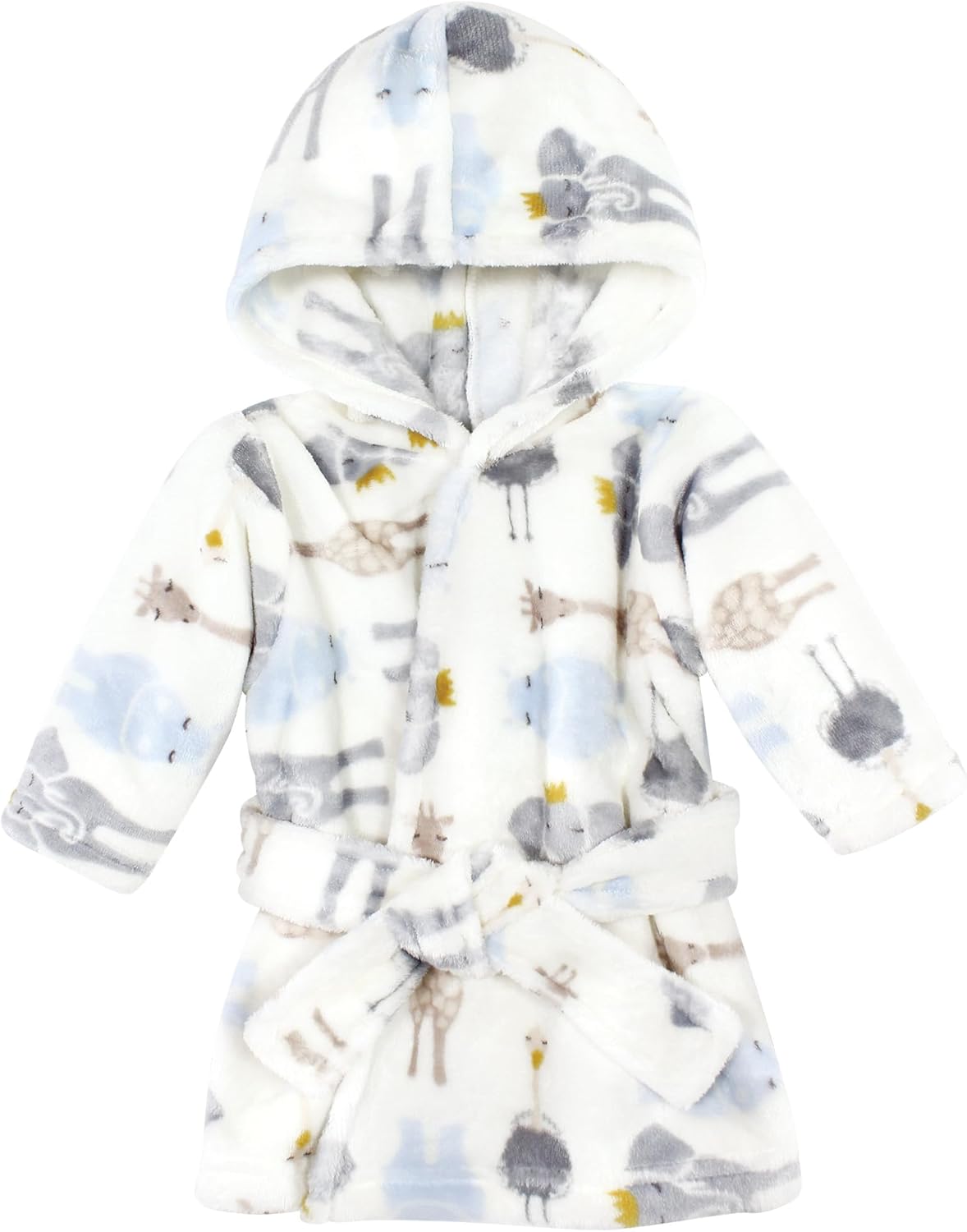 Unisex Baby Plush Animal Face Bathrobe