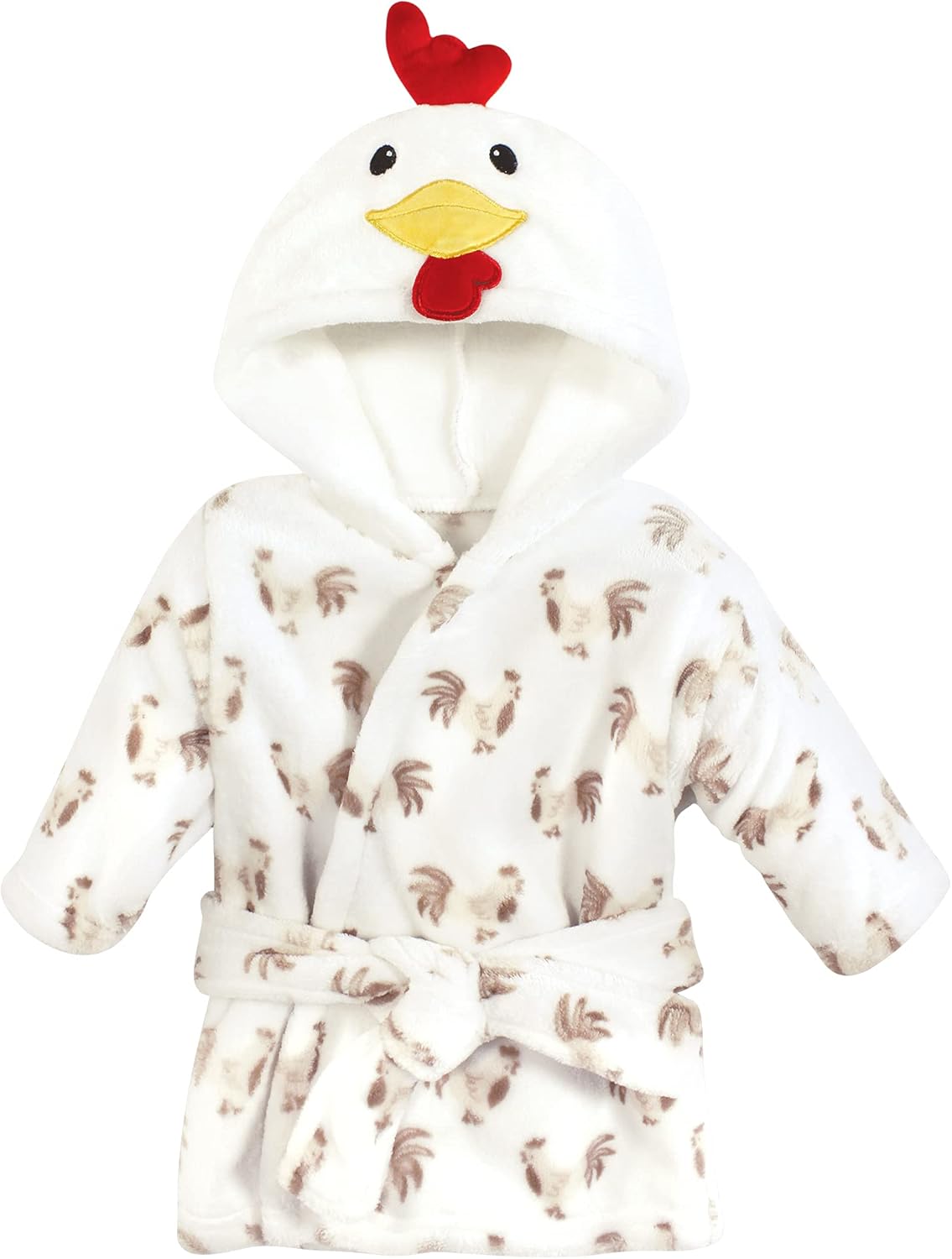 Unisex Baby Plush Animal Face Bathrobe