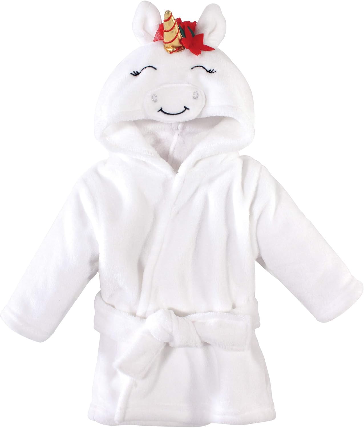 Unisex Baby Plush Animal Face Bathrobe