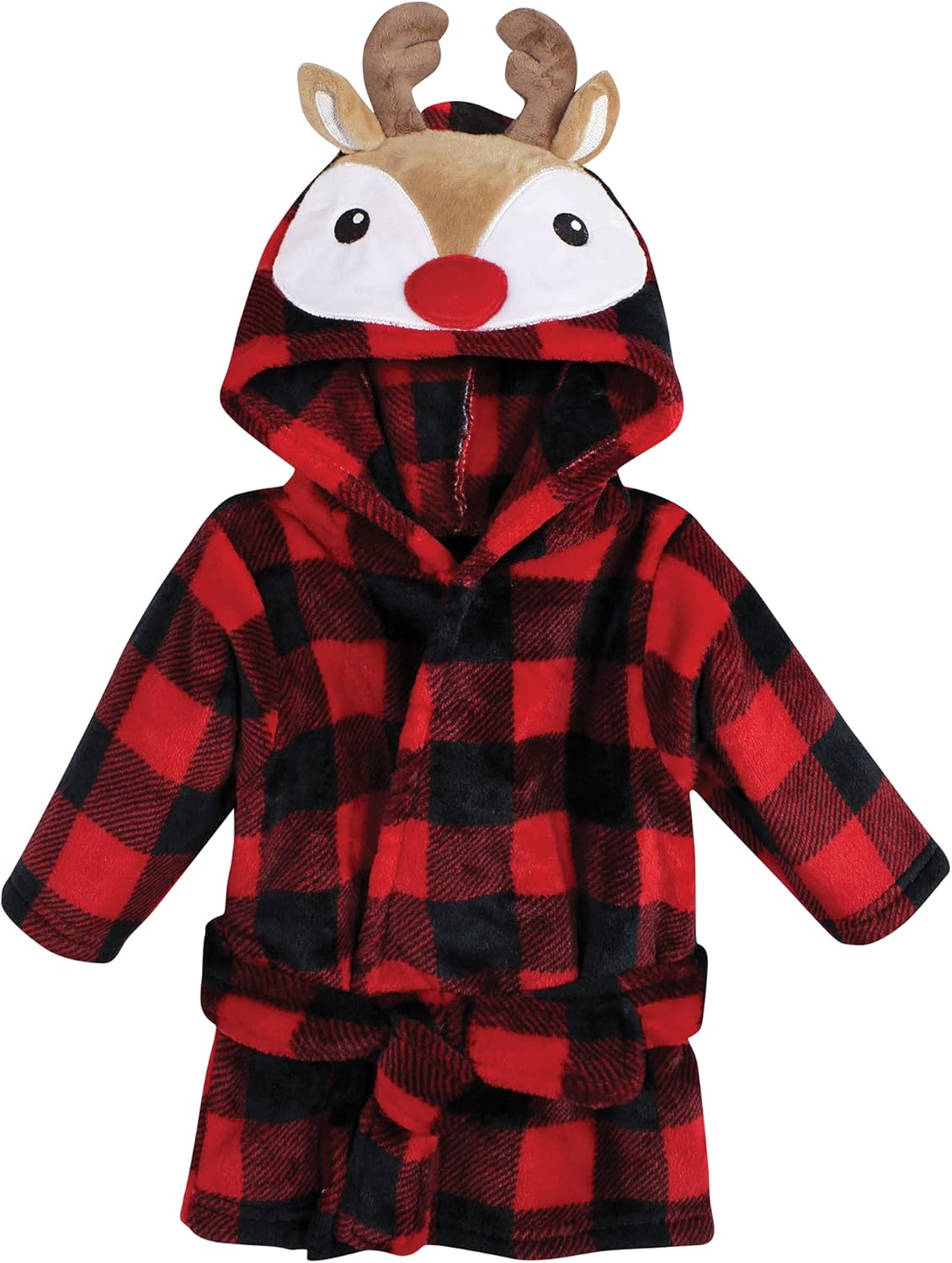 Unisex Baby Plush Animal Face Bathrobe