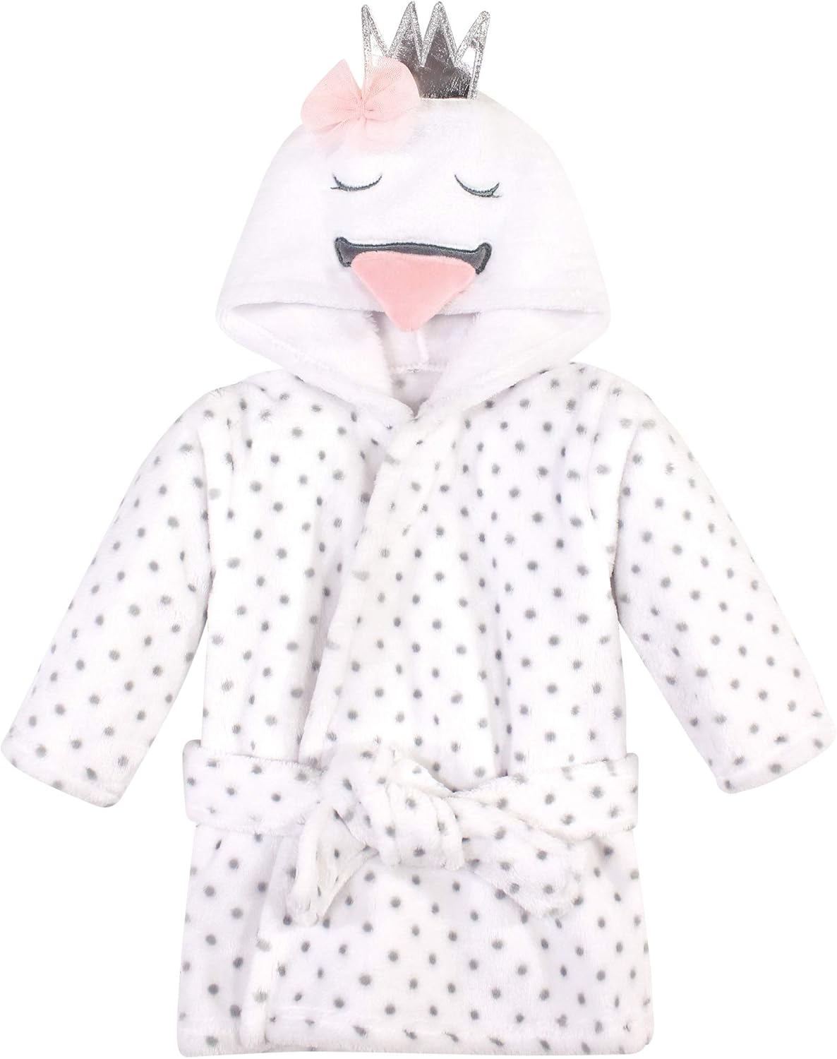 Unisex Baby Plush Animal Face Bathrobe