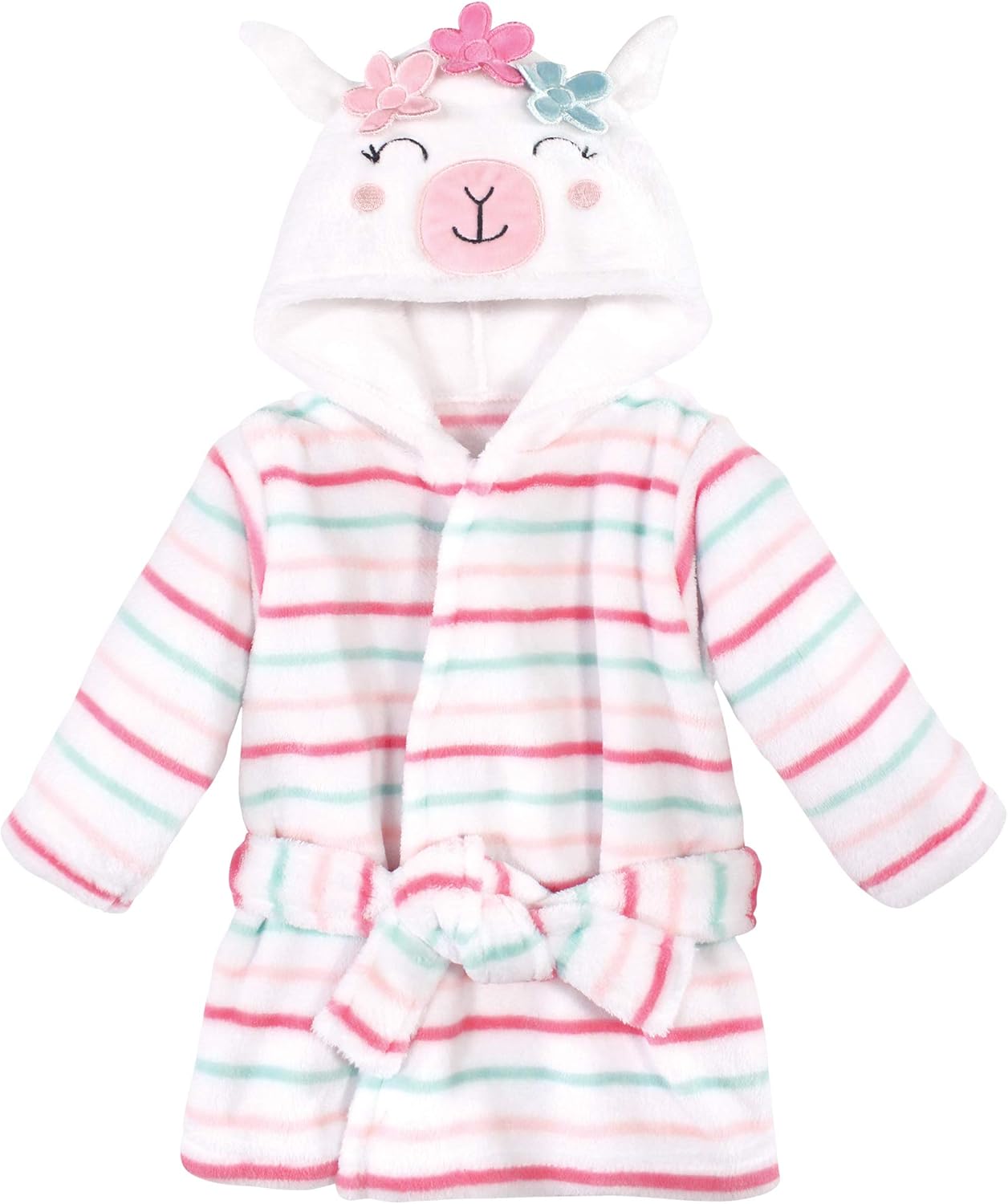 Unisex Baby Plush Animal Face Bathrobe