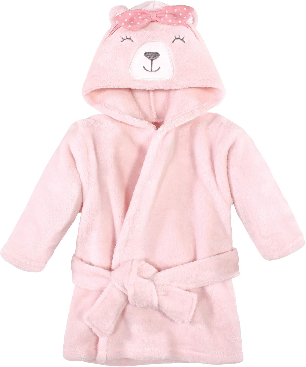 Unisex Baby Plush Animal Face Bathrobe
