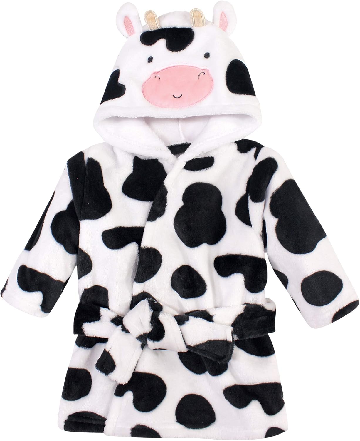 Unisex Baby Plush Animal Face Bathrobe