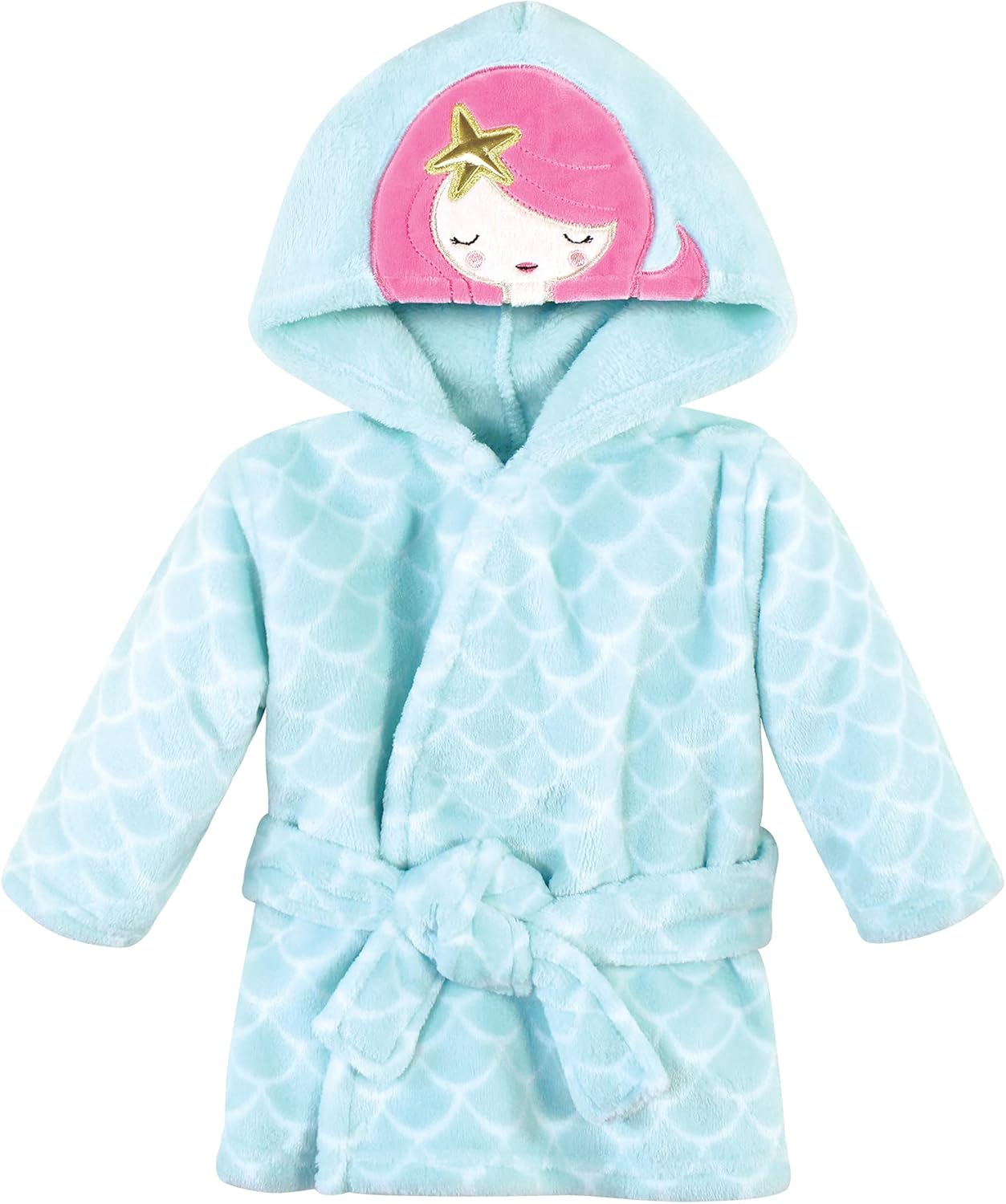 Unisex Baby Plush Animal Face Bathrobe