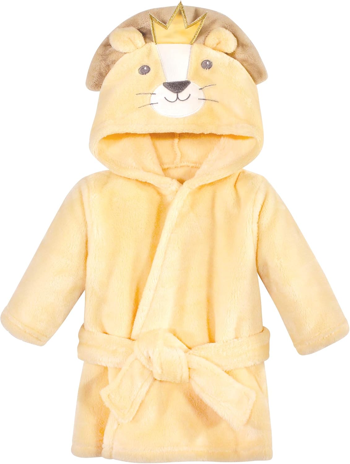 Unisex Baby Plush Animal Face Bathrobe