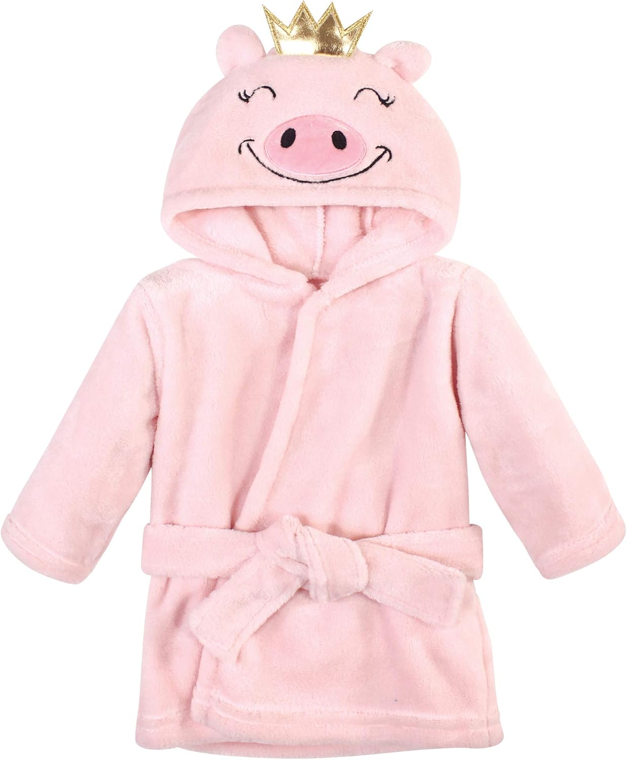 Unisex Baby Plush Animal Face Bathrobe