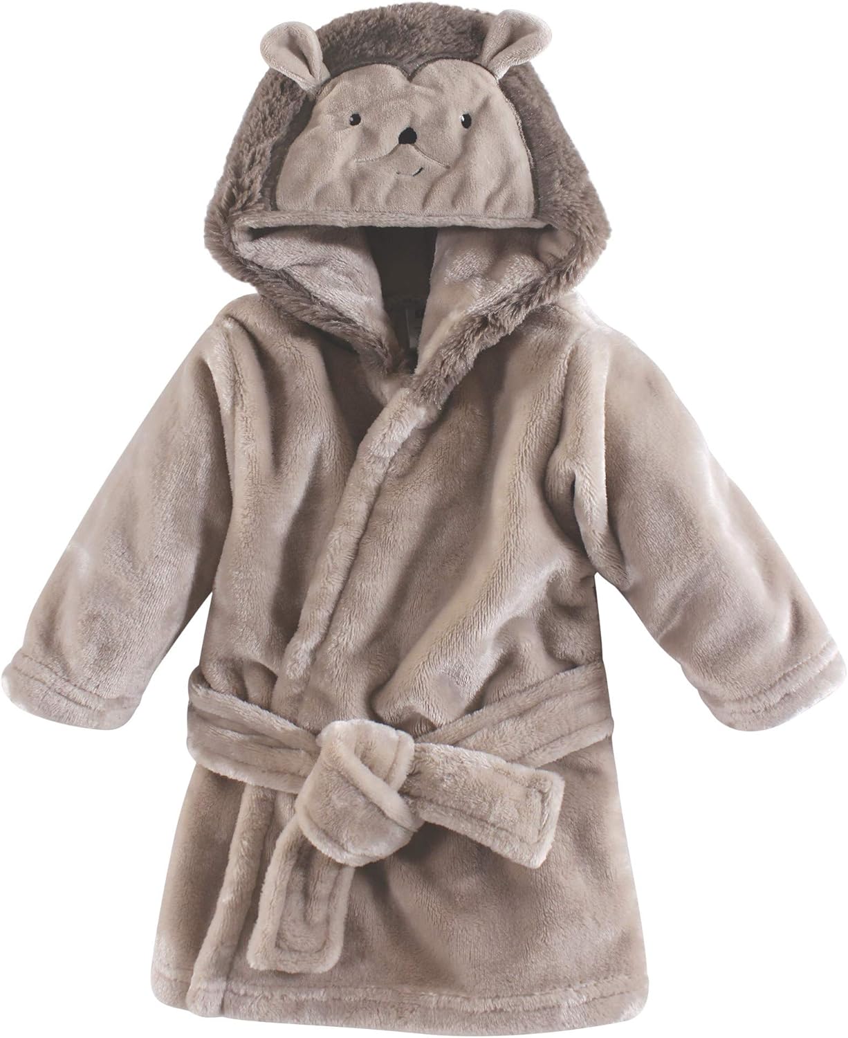 Unisex Baby Plush Animal Face Bathrobe