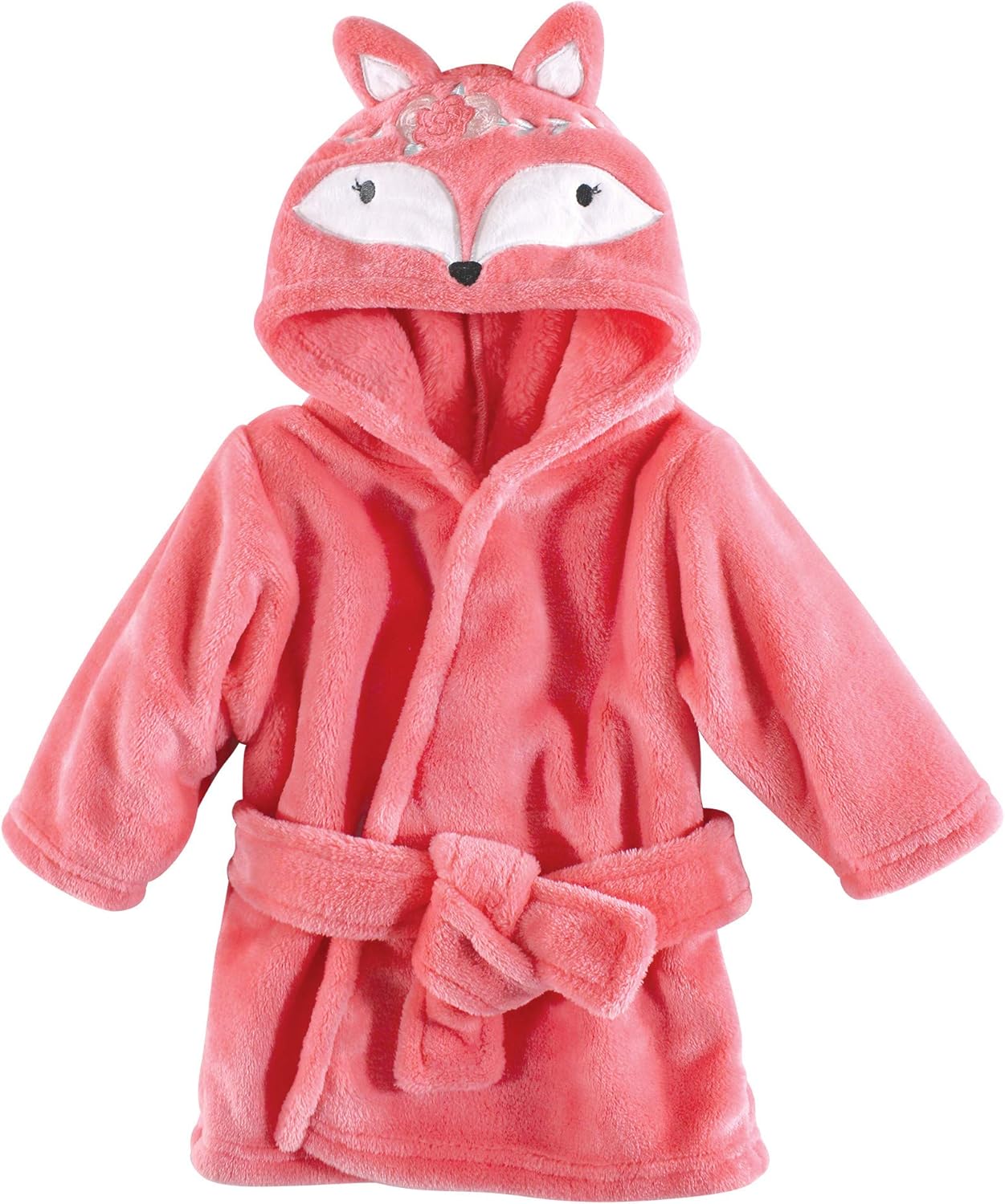 Unisex Baby Plush Animal Face Bathrobe