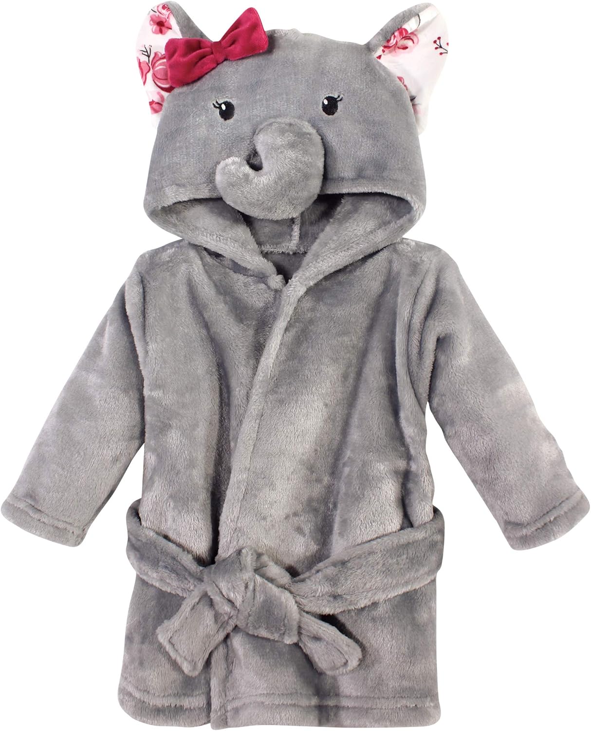 Unisex Baby Plush Animal Face Bathrobe