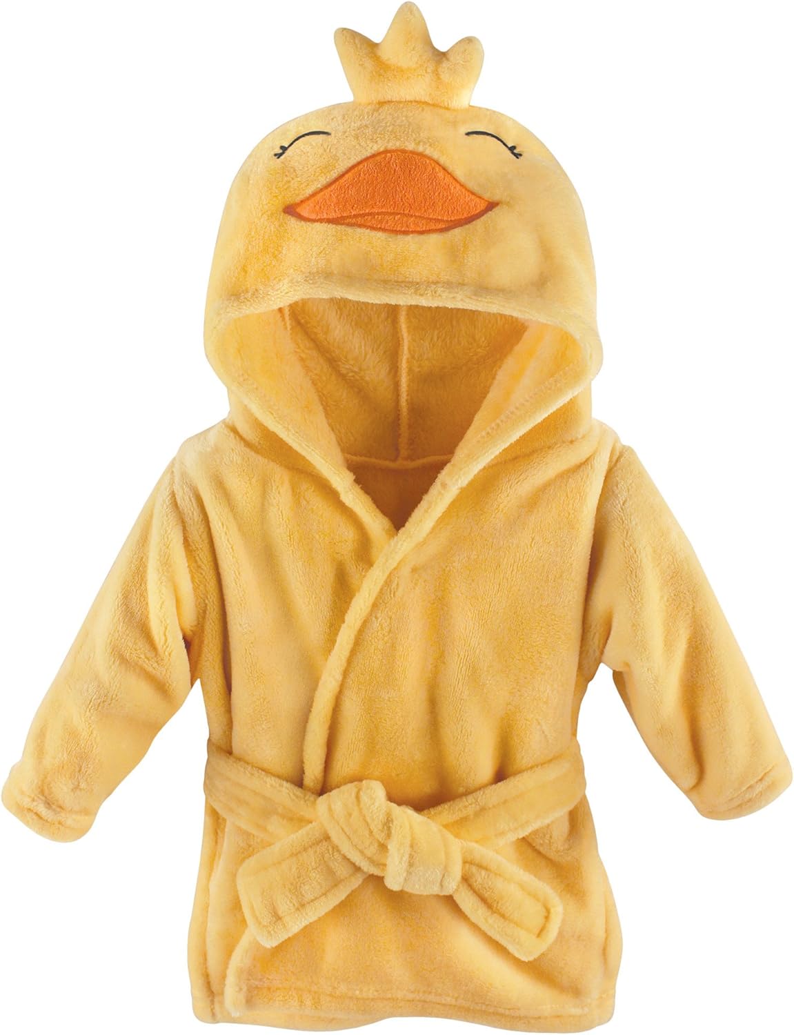 Unisex Baby Plush Animal Face Bathrobe