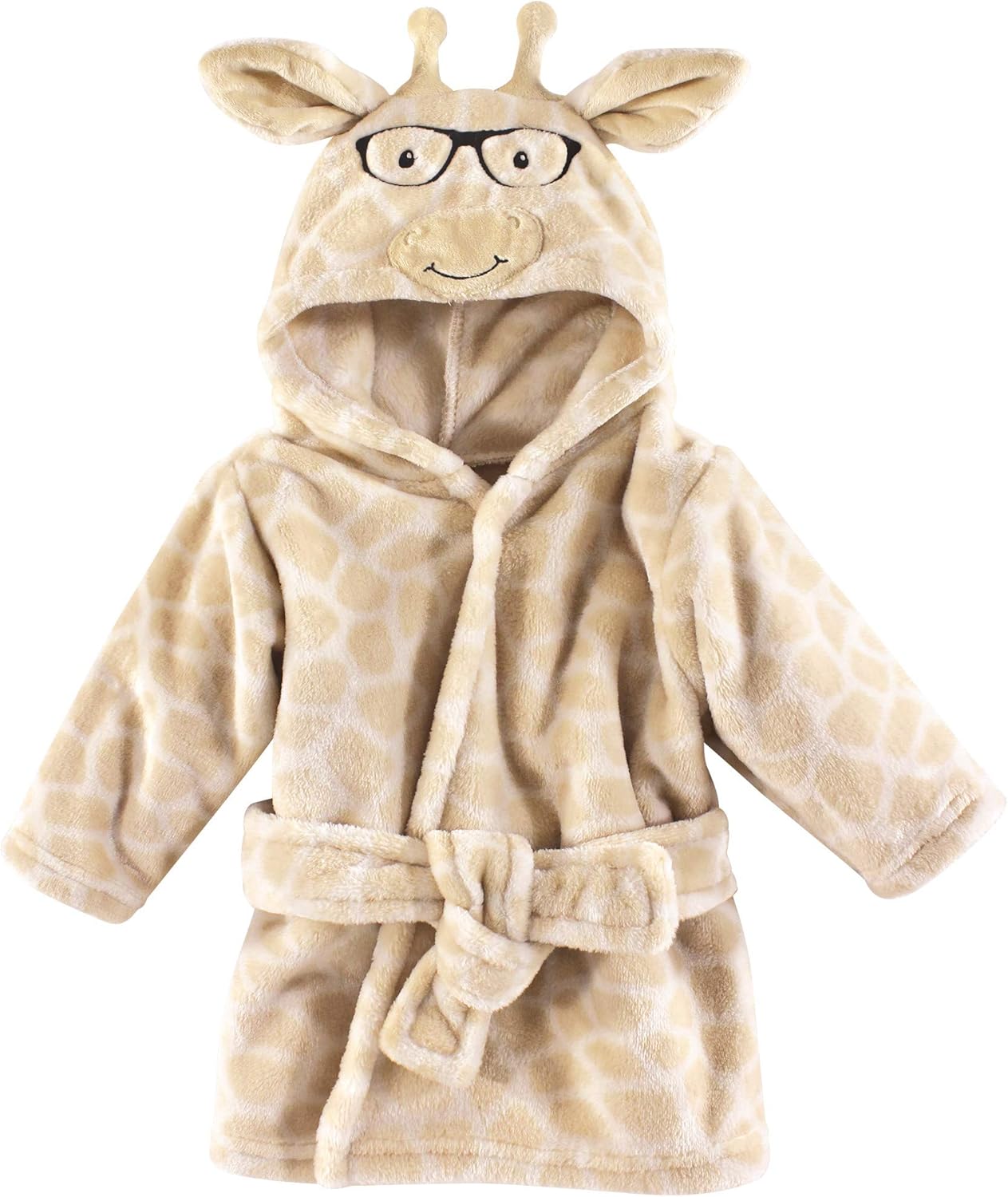 Unisex Baby Plush Animal Face Bathrobe