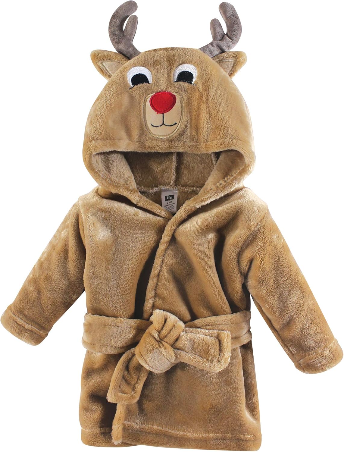 Unisex Baby Plush Animal Face Bathrobe