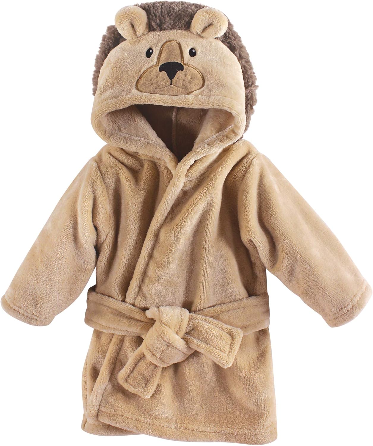 Unisex Baby Plush Animal Face Bathrobe