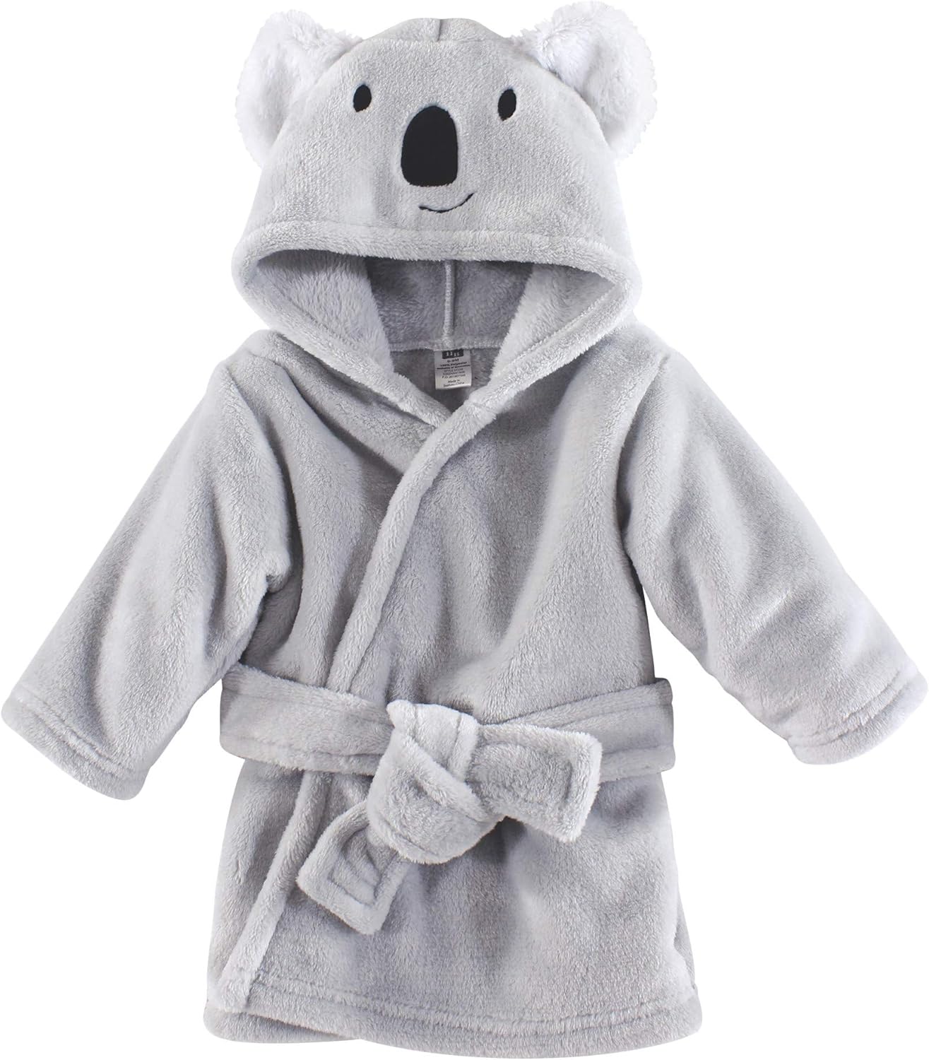 Unisex Baby Plush Animal Face Bathrobe