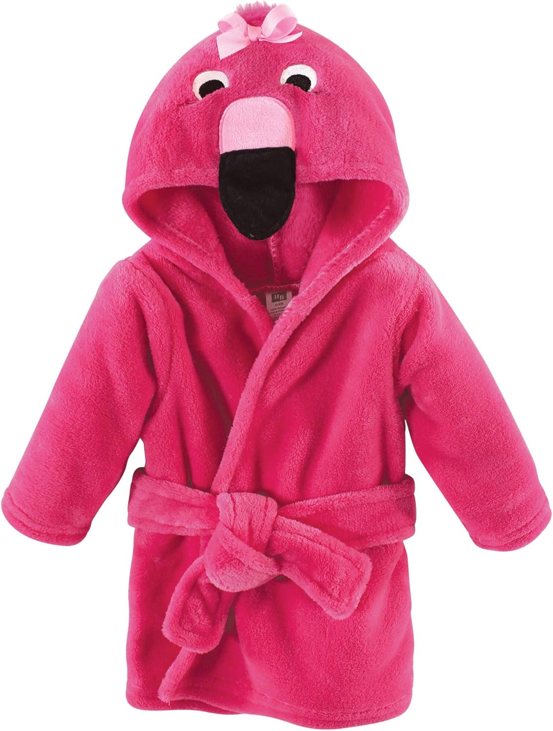 Unisex Baby Plush Animal Face Bathrobe