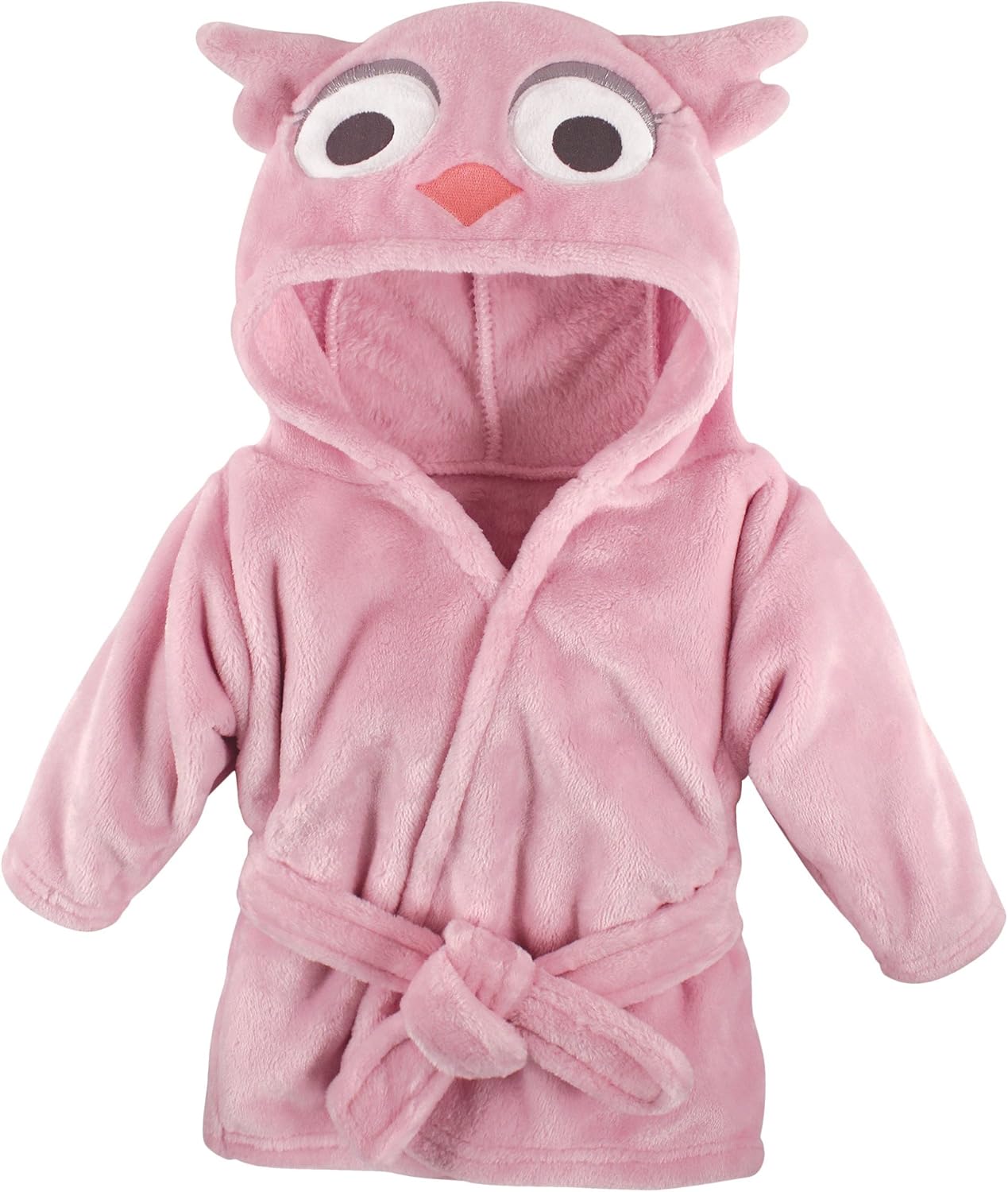 Unisex Baby Plush Animal Face Bathrobe