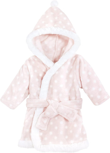 Unisex Baby Plush Animal Face Bathrobe