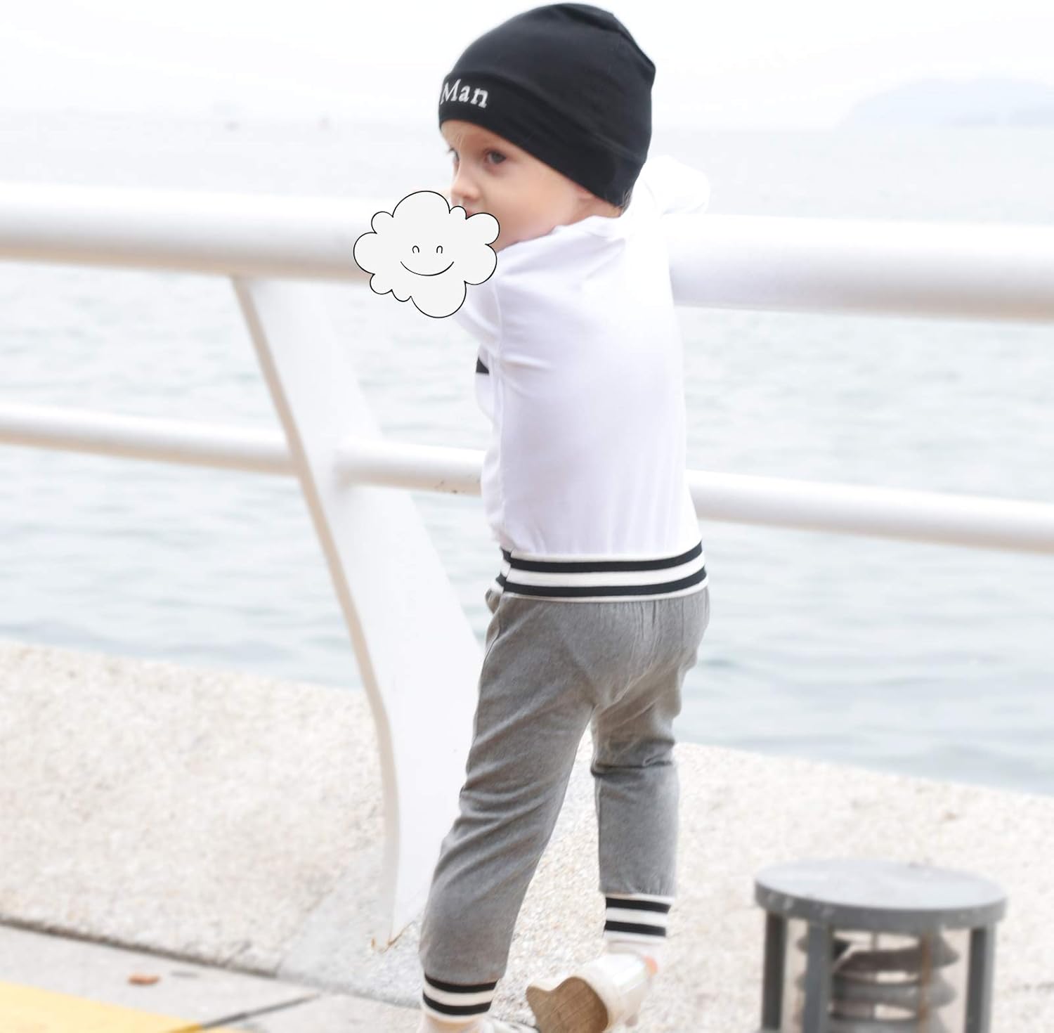 Newborn Infant Baby Boy Clothes Outfits New to the Crew Outfits Long Pants Toddler Baby Boy Clothes Set