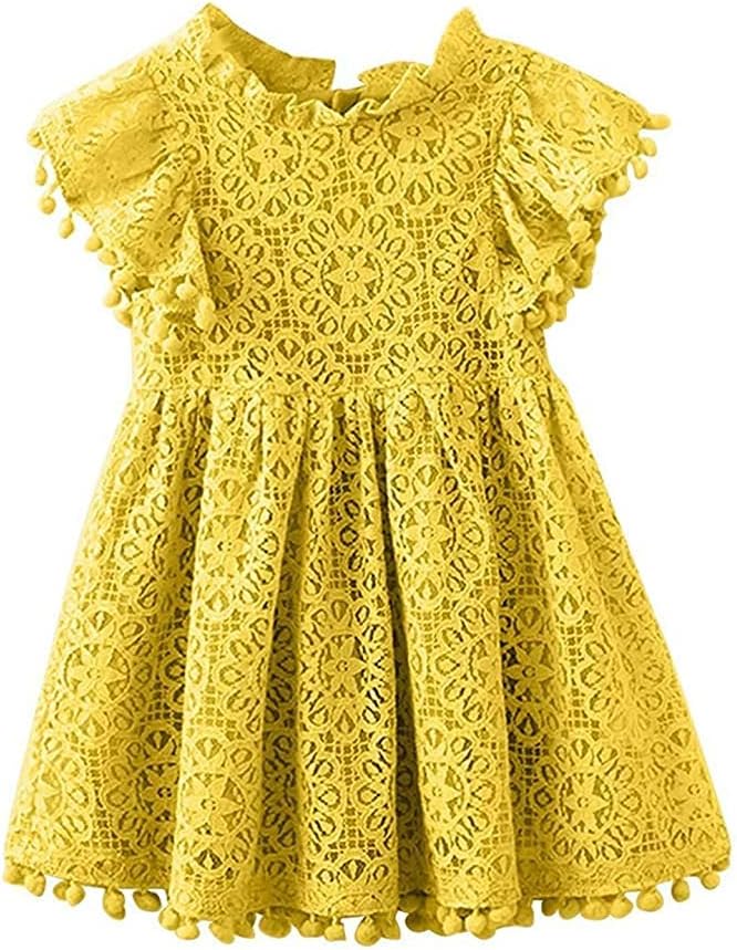 Flower Girl Dress, Lace Dress 3/4 Sleeve Dress