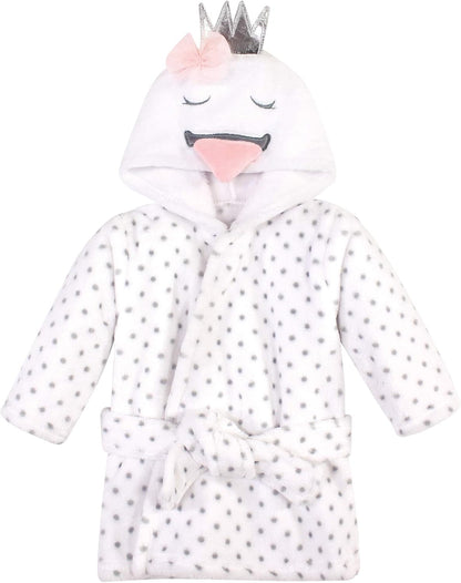 Unisex Baby Plush Animal Face Bathrobe