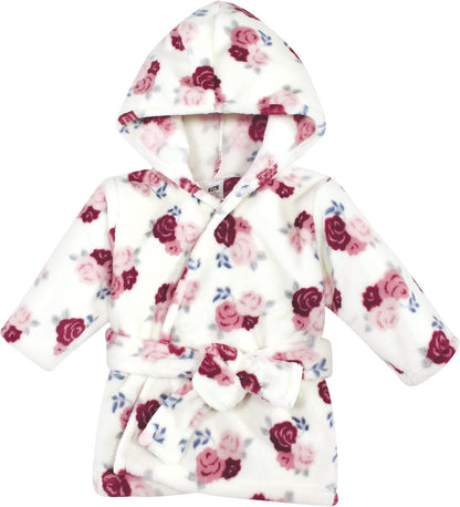 Unisex Baby Plush Animal Face Bathrobe