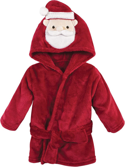 Unisex Baby Plush Animal Face Bathrobe