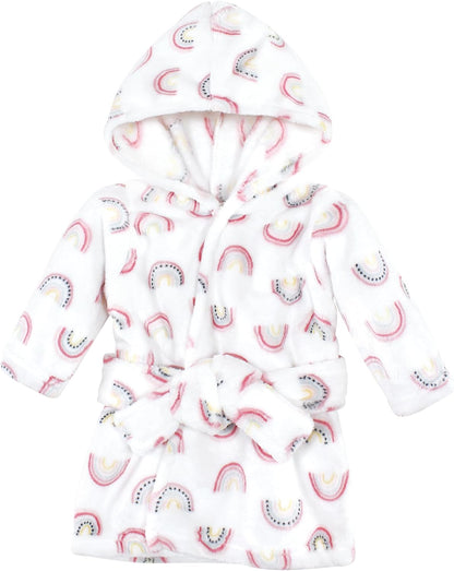 Unisex Baby Plush Animal Face Bathrobe
