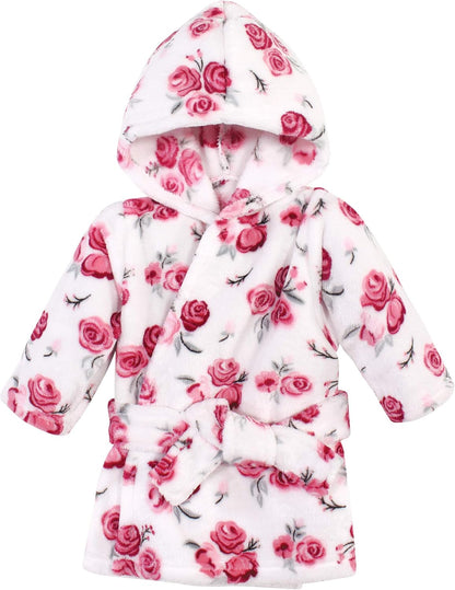 Unisex Baby Plush Animal Face Bathrobe