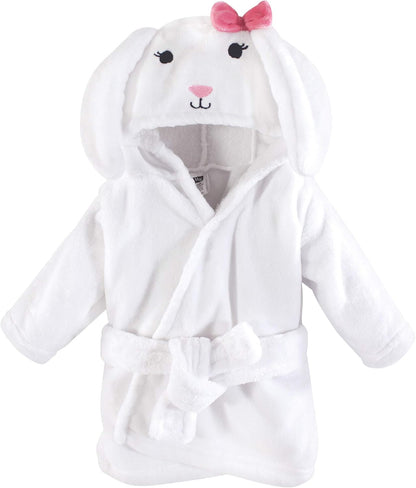 Unisex Baby Plush Animal Face Bathrobe