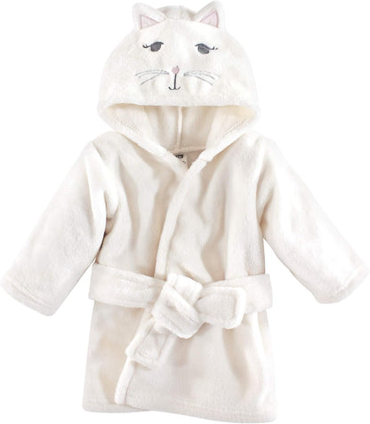 Unisex Baby Plush Animal Face Bathrobe