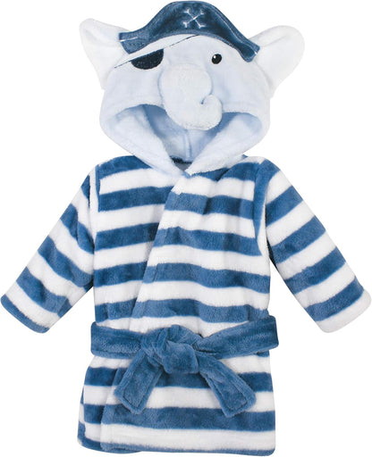 Unisex Baby Plush Animal Face Bathrobe