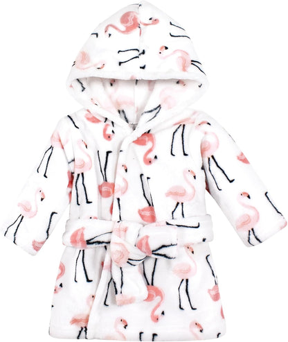 Unisex Baby Plush Animal Face Bathrobe