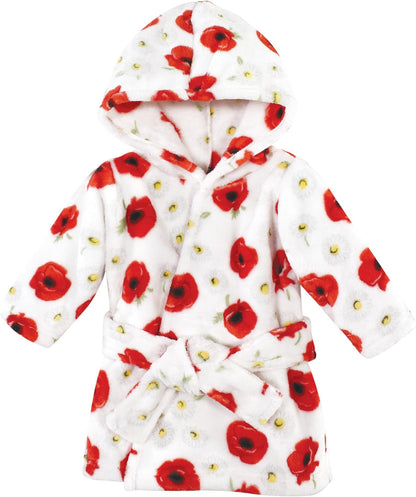 Unisex Baby Plush Animal Face Bathrobe