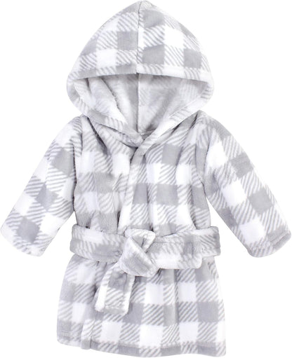 Unisex Baby Plush Animal Face Bathrobe