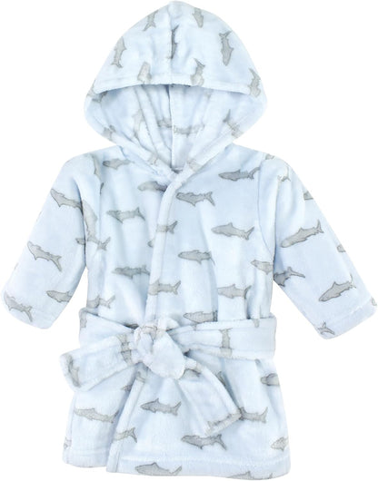 Unisex Baby Plush Animal Face Bathrobe