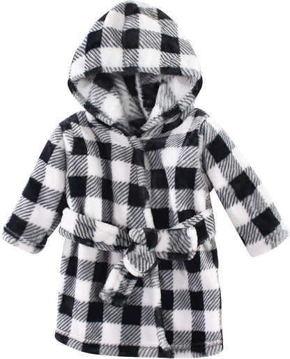 Unisex Baby Plush Animal Face Bathrobe