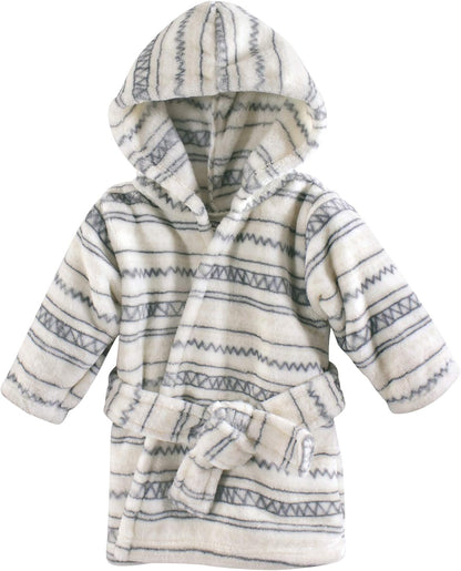 Unisex Baby Plush Animal Face Bathrobe