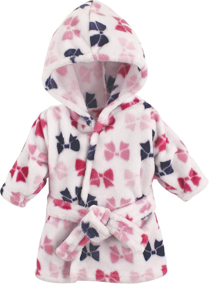 Unisex Baby Plush Animal Face Bathrobe